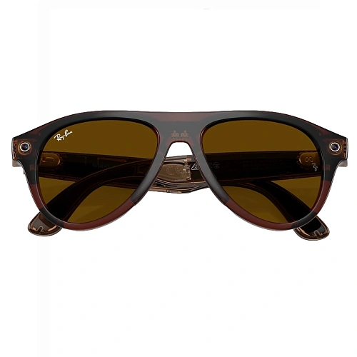 Умные Очки Ray-Ban Meta Aviator Gen 3, Polished Transparent Umber, Clear/Jade Transitions, Размер M