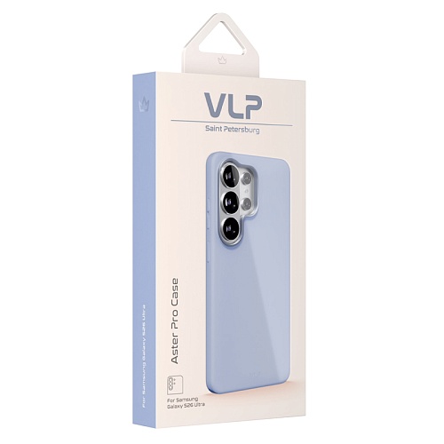Чехол Samsung Galaxy S26 Ultra VLP Aster Pro Case с MagSafe, голубой