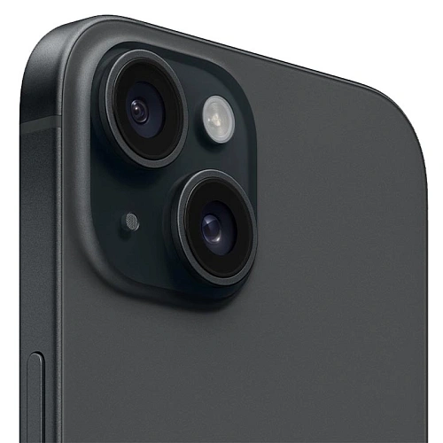 iPhone 15, 128 ГБ, черный