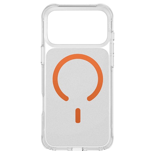 Чехол iPhone 17 Pro Uniq Lifepro Xtreme AF Frost MagSafe, оранжевый