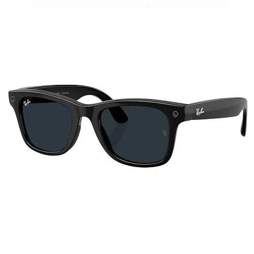 Умные Очки Ray-Ban Meta Wayfarer Gen 3, Shiny Black, Clear/Grey Transitions, Размер M