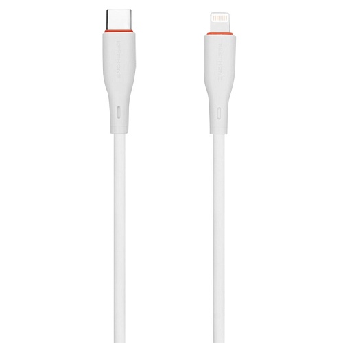 Кабель Keephone Weaveport Type-C to Lightning 27W, белый