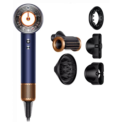 Фен Dyson Supersonic HD16, синий, медный