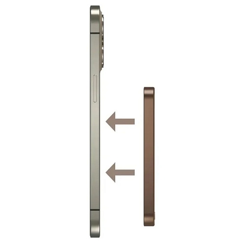 Внешний Аккумулятор Momax Q,Mag X Magsafe 5000 mAh, ультратонкий, золотой