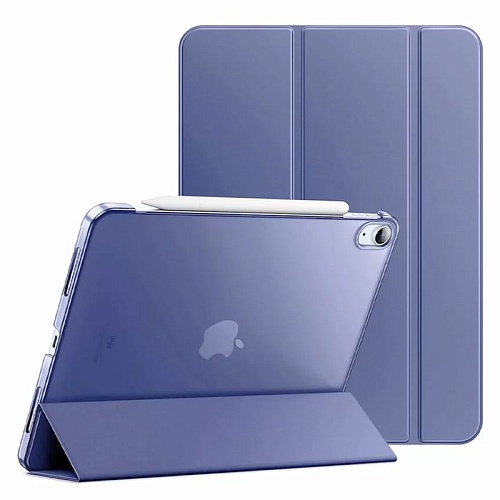 Чехол iPad 2025 (11 Gen) Keephone Leno Skin-Like Touch, синий