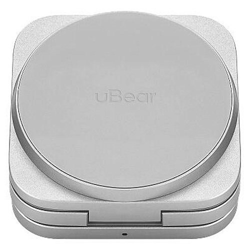 Беспроводная Зарядная Станция uBear Balance Slim, 3в1, Qi2.2, MagSafe, серебристый