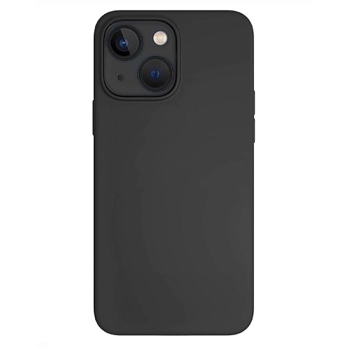 Чехол защитный VLP Silicone case для iPhone 14, черный