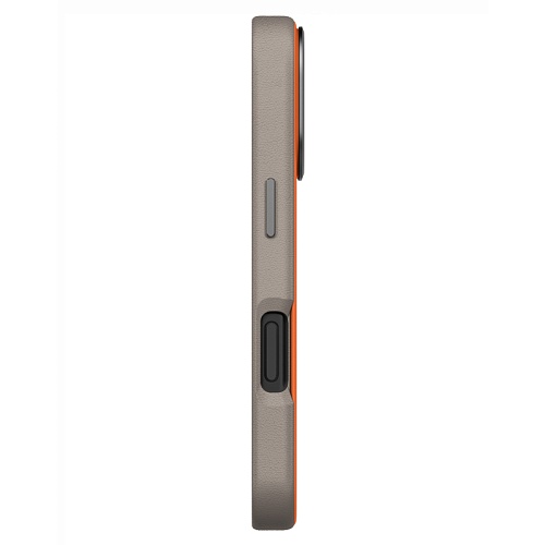 Чехол iPhone 17 Pro Max Uniq Lyden DS Magsafe, оранжевый/серый