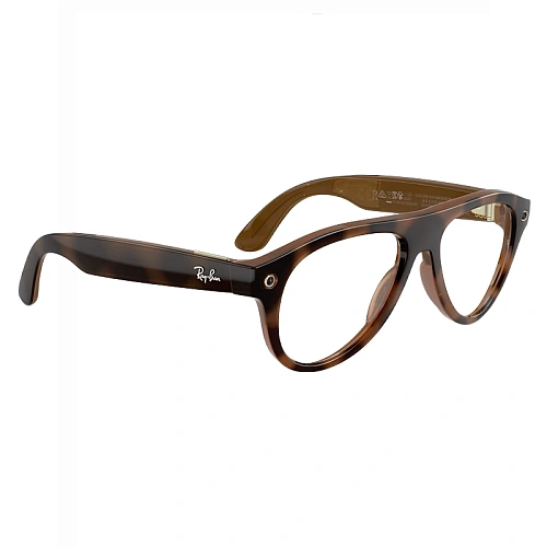 Умные Очки Ray-Ban Meta Aviator Gen 3, Polished Havana, Clear/Brown Transitions, Размер M