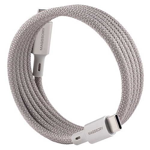 Беспроводное зарядное устройство Magssory Disc Signature Edition 3в1, с MagSafe, титановый