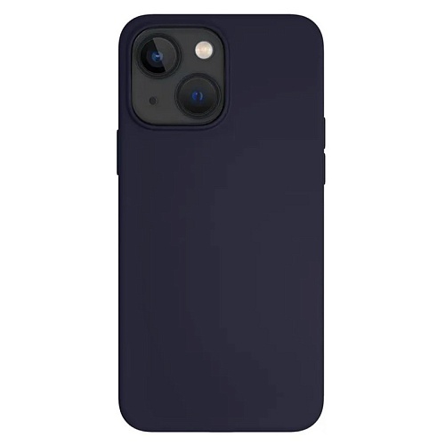 Чехол защитный VLP Silicone case для iPhone 14, темно-синий