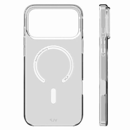 Чехол iPhone 17 Pro Max VLP Puro Case с MagSafe, прозрачный