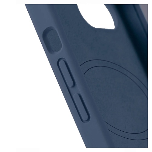Чехол iPhone 16E uBear Touch Mag Case, Софт-Тач, темно-синий