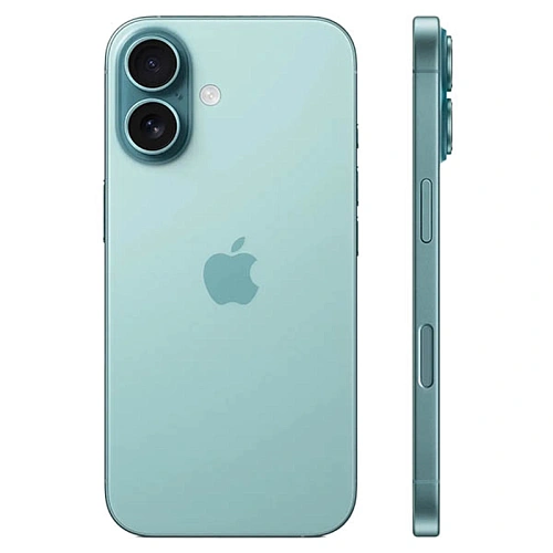 iPhone 16, 128 ГБ, бирюзовый