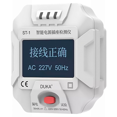 Тестер напряжения Xiaomi Duka Socket Tester (ST-1), White