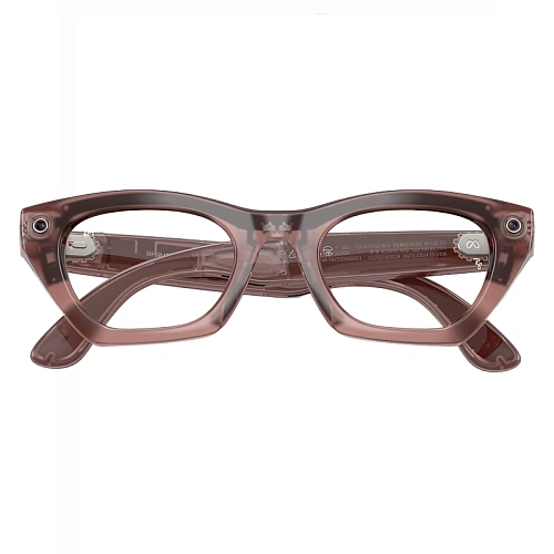 Умные Очки Ray-Ban Meta Zena Gen 3, Polished Milky Pink Blush, Clear/Grey Transitions, Размер M
