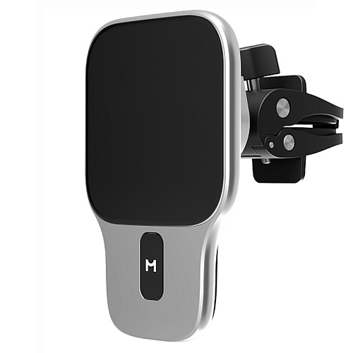 Автомобильный Держатель Magssory Prime Geo MagSafe Совместимый с Find My Комплект, серебристый