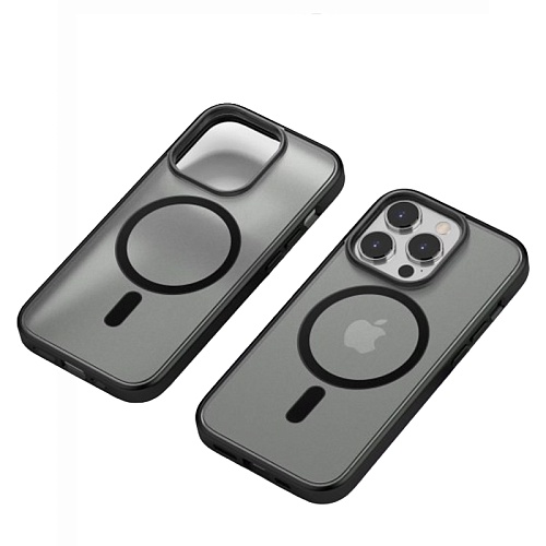Чехол iPhone 12/12 Pro Gurdini Shockproof Magsafe, черный