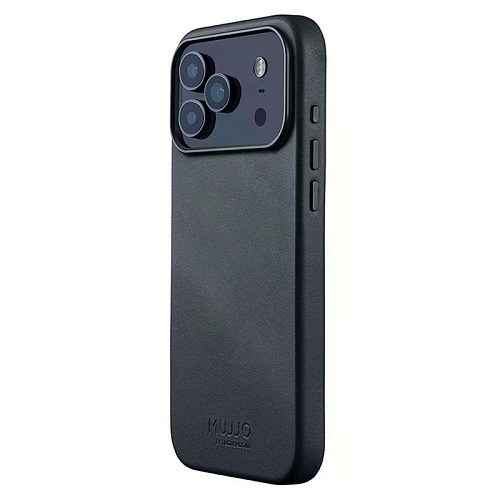 Чехол iPhone 17 Pro Max Mujjo Leather, базальт