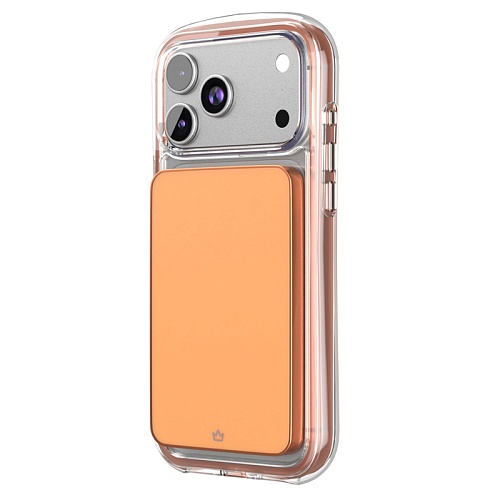 Чехол iPhone 17 Pro Max VLP Bubble Case с MagSafe, оранжевый