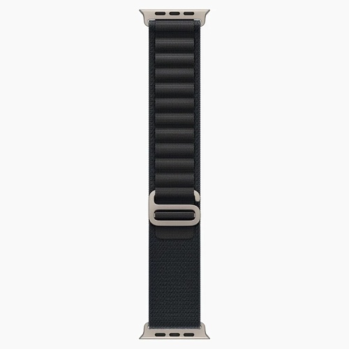 Apple Watch Ultra 3, 49 мм, корпус из натурального титана, Alpine Loop черный