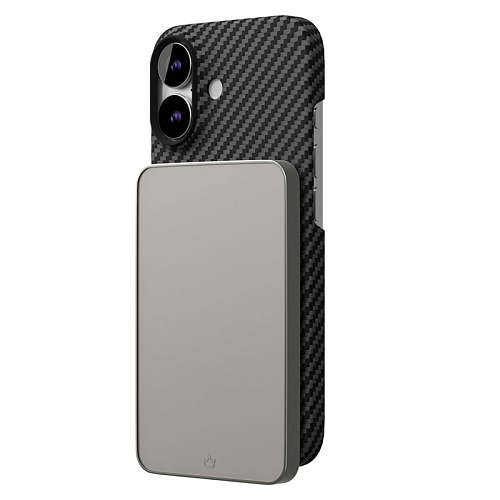 Чехол iPhone 17 VLP Kevlar Case с MagSafe, черный