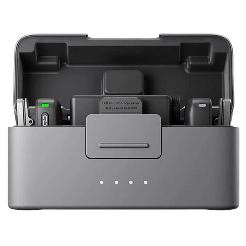 Беспроводной Микрофон DJI Mic Mini 2 USB-C (2TX+1RX+ Charging Case), черный