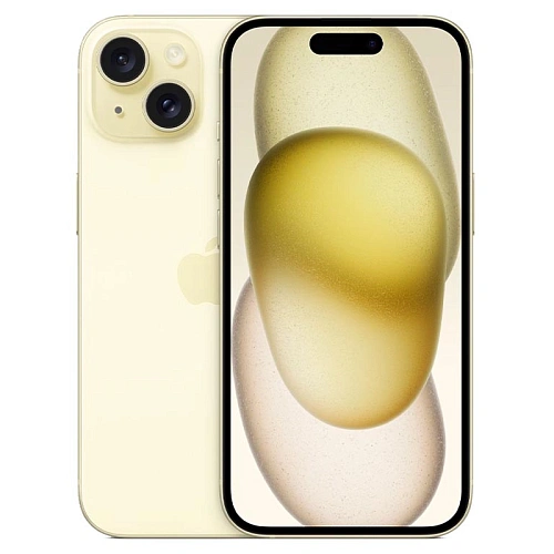 iPhone 15, 128 ГБ, желтый