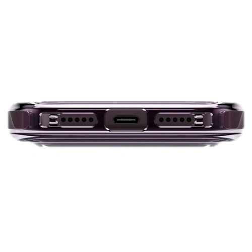 Чехол iPhone 18 Pro/17 Pro Uniq Combat Blanc MagSafe, бургунди