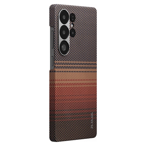 Чехол Для Samsung S25 Ultra Pitaka Tactile Woven Case, Sunset