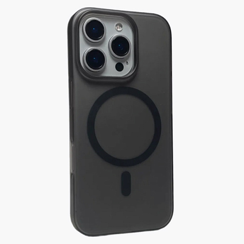 Чехол накладка iPhone 16 Pro Max Gurdini Slim Series with Magsafe, серый
