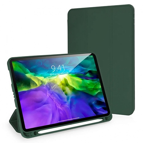 Чехол для iPad 10 (2022) Gurdini Milano Series, зеленый