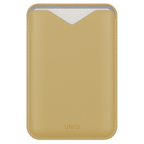 Картхолдер Uniq Lyden EVO Magnetic cardholder with Stand, желтый