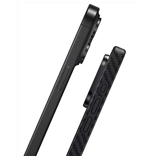 Чехол для iPhone 15 KeepHone Kevlar Magsafe, синий
