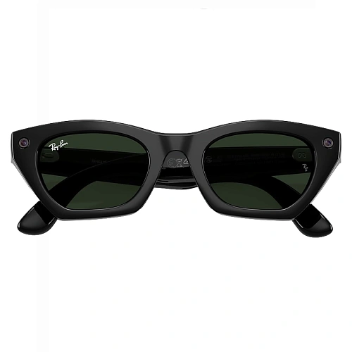 Умные Очки Ray-Ban Meta Zena Gen 3, Shiny Black, Clear/Green Transitions, Размер M