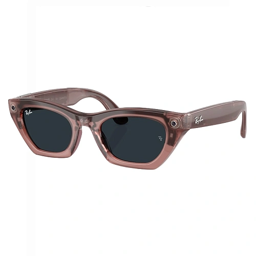 Умные Очки Ray-Ban Meta Zena Gen 3, Polished Milky Pink Blush, Clear/Grey Transitions, Размер M