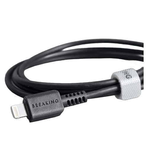 Кабель Breaking Classic Type-C - Lightning 1М, черный