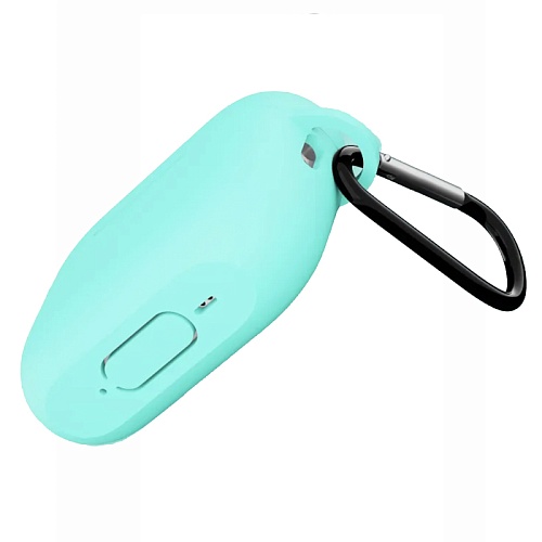 Чехол Для AirPods Pro 3 Gurdini Soft Touch С Карабином, мятный