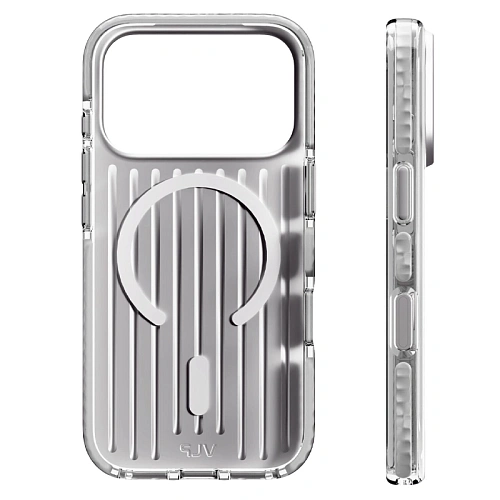 Чехол iPhone 18 Pro/17 Pro VLP Pulse Case с MagSafe, серебристый