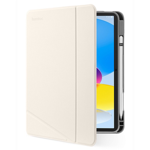 Чехол Для iPad 10.9 (2022) Tomtoc Tablet Inspire-B50 Tri-Mode Case, бежевый