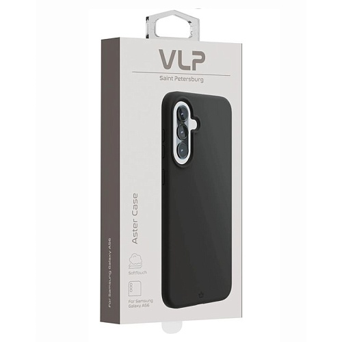 Чехол Samsung A56 VLP Aster Case Силиконовый, черный