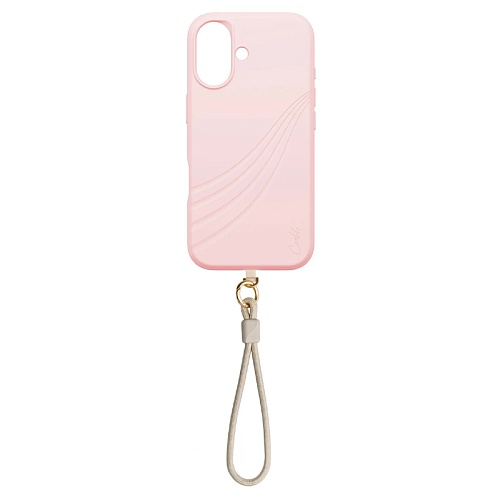 Чехол iPhone 17 Uniq COEHL Strap series Serina MagSafe, розовый