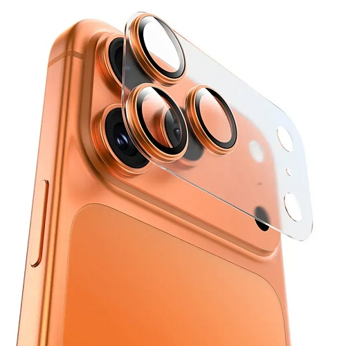Линзы Защитнные На Камеру Для iPhone 17 Pro Keephone Reggio Lens, оранжевый