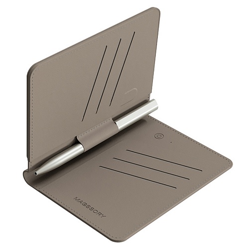 Обложка Для Паспорта Magssory Ultima Geo Passport Cover, с поддержкой Find My, латте