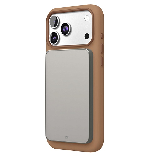 Чехол iPhone 17 Pro Max VLP Aster Pro Case с MagSafe, мокка