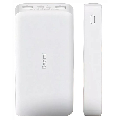 Внешний Аккумулятор Xiaomi Power Bank 20000 mAh, белый