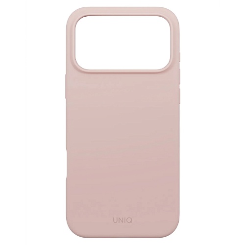 Чехол iPhone 17 Pro Max Uniq LINO Magsafe, розовый