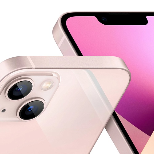 iPhone 13, 128 ГБ, розовый