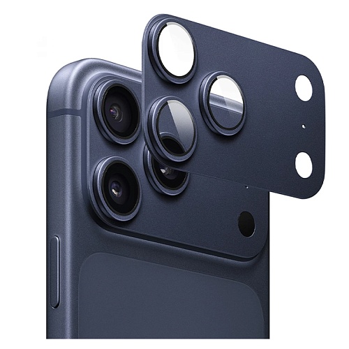 Линзы Защитные На Камеру Для iPhone 17 Pro Max Keephone Wellens Lens, Синий