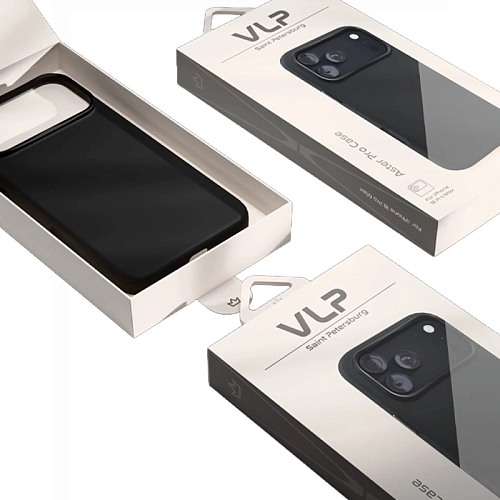 Чехол iPhone 18 Pro Max/17 Pro Max VLP Aster Pro Case с MagSafe, черный